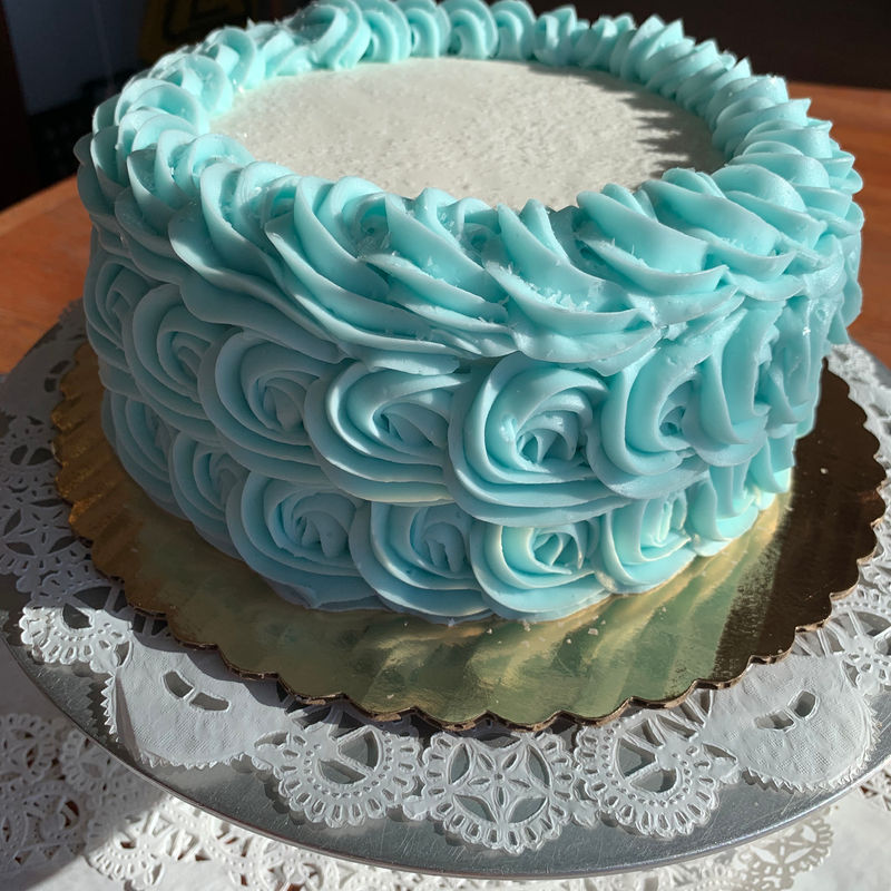Two-Pound Stock Decorated Cake